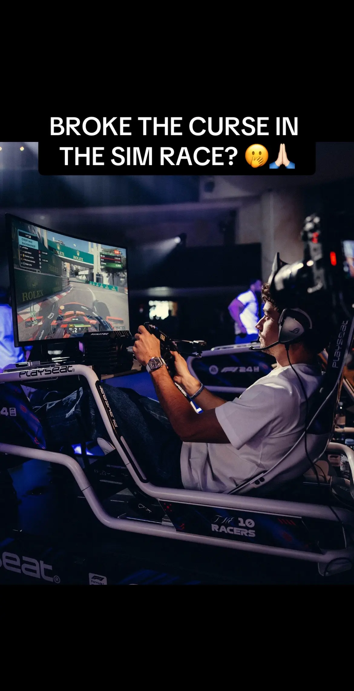 Redemption for @Charles Leclerc last night at the @EA SPORTS F1  sim race event 🥹 Can he take the win this weekend? 🏁 #MonacoGP #f1 #Motorsport #f1tiktok #ferrarif1 #charlesleclerc #easportsf1 