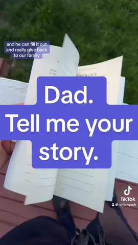 dad, tell me your story #FathersDay #gift #BookTok #journal #memories #tiktokshop #fypage #story 