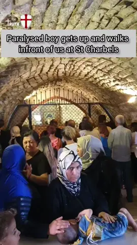 Paralysed muslim boy infront of us miraculously starts to move at St Charbels Annaya.  I took this video on the 22nd August 2019 and didn't know what actually had happened till he next day when a few news stations used my photos and videos explaining the possible miracle that had happened.  St Charbel truly is a miracle worker through Our Lord Jesus Christ has healed people from all faiths, all nationalities and all walks of life as Our Lord loves all! Please Share