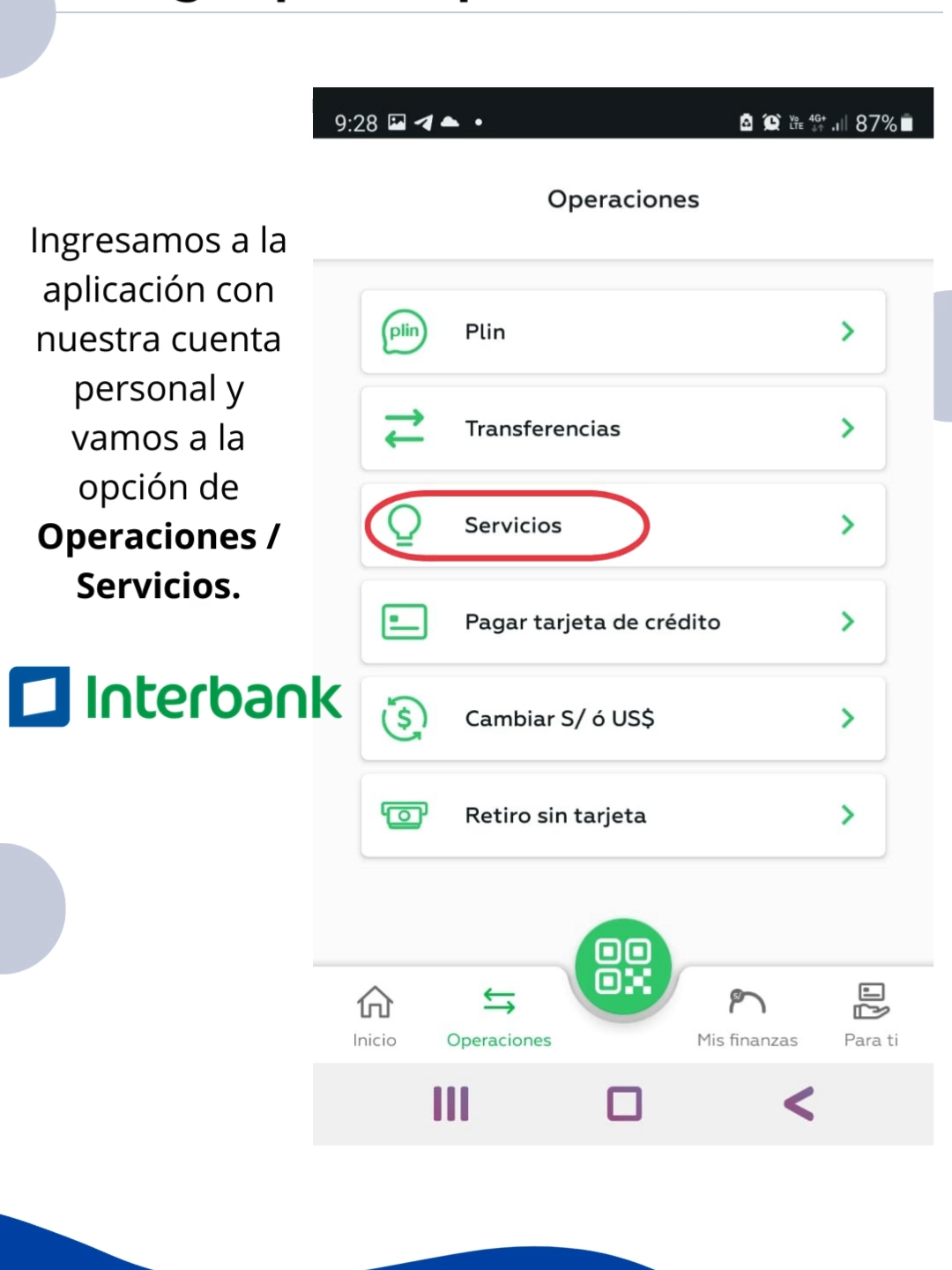 Pagos por el aplicativo  Interbank #interbank #cpsanfranciscoaqpsanfranciscoaqp