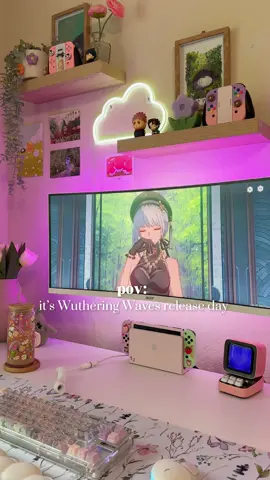 happy @WutheringWaves_Official release day!!!  #wutheringwaves #rpg #pcsetup #pcgaming #cozygamer 