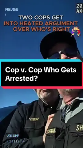 These Cops Threaten to Arrest Each Other!! #police #cops #policeoftiktok #policeofficer #fypシ゚viral 