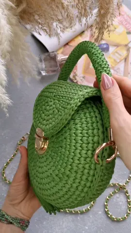 #uniquebag #crochetbag #greenbag 