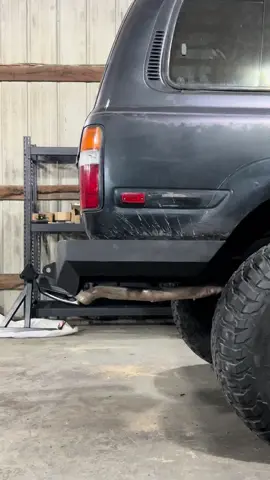 Land Cruiser 80 rear bumper! Tire carrier to be added next! #offroad #overland #weld #welding #customfabrication #fabrication #metalfab #cheateddeathfabrication #bumperbuild #landcruiser #fj80 
