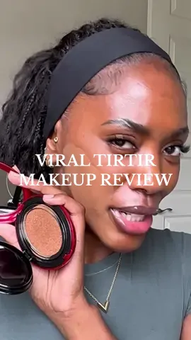 Trying the NEW viral Korean @TIRTIR cushion foundation shades on dark skin! THOUGHTS?! Stitched video @Darcei #tirtir #cushionfoundation #koreanmakeup #korean #fyp #makeup #kbeauty #BeautyTok 
