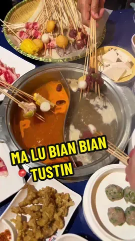 Have you tried this skewer AYCE hot pot? Yes you heard it right, they’re now AYCE!! 🍢🔥🍲 #mlbb #malubianbian #tustin #hotpot #chinesehotpot #chinesefood #ChineseCuisine #aapifoodiefam #trend #trending #fy #fyp #fypシ #foryou #foryourpage #buzzfeed #buzzfeedfood #ocfood #lafoodie #lafood #ocfoodie #foodieatheart #foodiegram #foodielife #vyvyfoodjourney #happyfoodieoc @eatwithfoodiez @马路边边串串火锅-柬埔寨旗舰店 