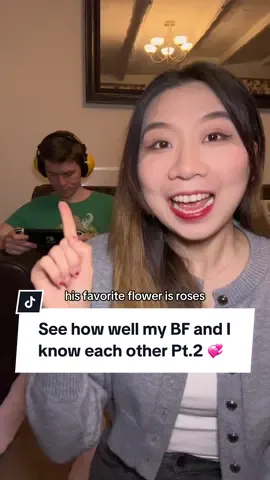 See how well my BF and I know each other Pt.2 💞 🥰 #Love #dating #boyfriend #couplechallenge #internationalcouple #interracialcouple #couplegoals #coupletok 