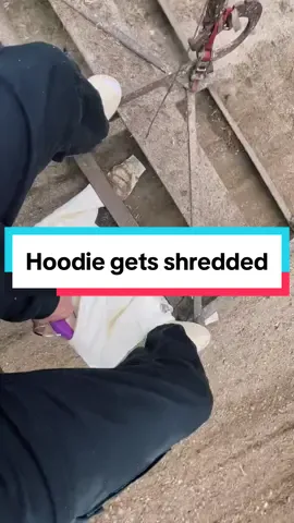 Outlandish ways to distress hoodies. #streetwear 