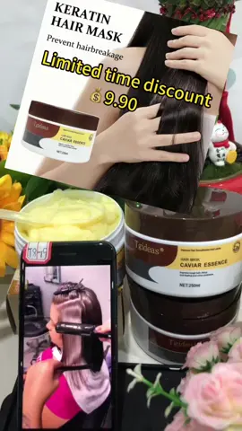 This mask does a good job. Removingthe hair deeply leaves it, silky andsoft l honestly give it its 10 because itdeserves it.#hairmask #vir #parati 