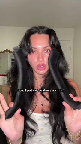 From start to finish, how I put my @overnightblowout rods in my hair 🎀  @Tatyana 