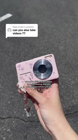 Replying to @dior yes it does take videos too! Super y2k quality but super worth it for the price📸🩷 #digitalcamera #y2k #tiktokshop 