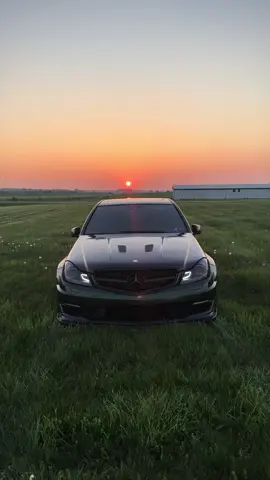 Got stuck in the grass for this😆 #fyp #victorm10 #foryou #cartok #carsoftiktok #mercedes #c63 #amg 