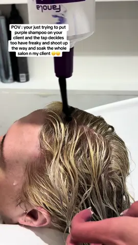 Its near the end 🤣 #fyp #georgiafox #hairtok #hairdresser #hairtransformation #purpleshampoo #epicfail 