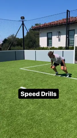 Simple speed training drills for players to get faster #speedtraining 