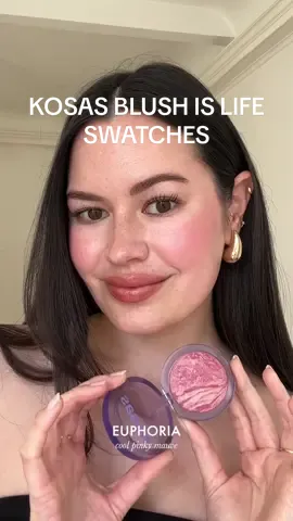 swatching all of the new @Kosas Blush is Life Baked Blush shades 👩🏻‍🍳 which shade is your favorite? #kosas #blushislife #bakedblush #powderblush #blush 