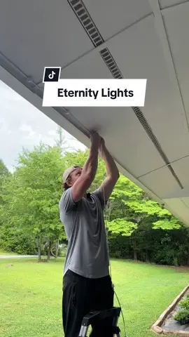 Eternity Lights are sweet, no more taking down and putting up lights! Also love that you can't see the lights during the day now 🙌🏼 Use my code drew15 for 15% off your order. #EnbrightenPartner #AD @LightingMeetsLifestyle