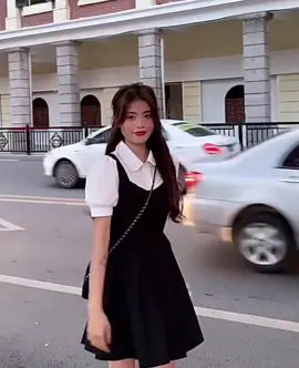 Set váy áo sơ mi kèm yếm tiểu thư đi học #CapCut #xuhuong #phoidoxinh #phoidotrend #xh #trending 