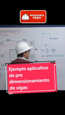 Cálculo de peralte y base de avisas de concreto armado #construccion #ingenieriacivil #arquitectura 