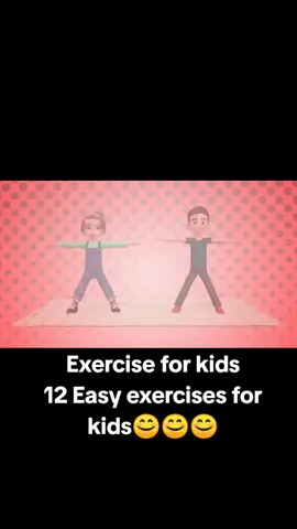 Exercise for kids 12 easy exercises 😊😊😊