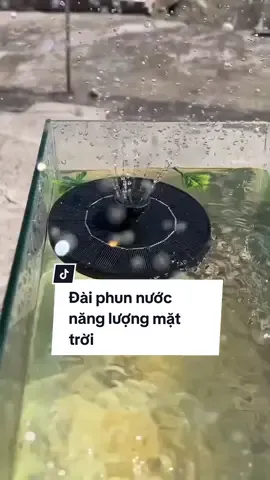 Đài phun nước năng lượng mặt trời #dụngcuthietbitienich 
