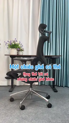 1 chiếc ghế có thể thay thế tất cả những chiếc ghế khác? 😛 #bchair #ghecongthaihoc #gheluoivanphong 