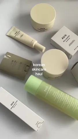 abib skincare mini haul ✨ #kbeauty #koreanskincare #asmrunboxing #skicnareunboxing #skincarehaul #minihaul #unboxing #skintok 
