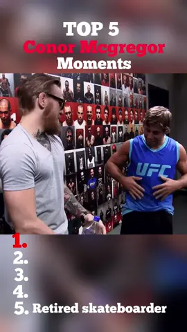 Top 5 Conor Mcgregor moments 😂👑 #top5 #conormcgregor #moments #UFC #mma #fun