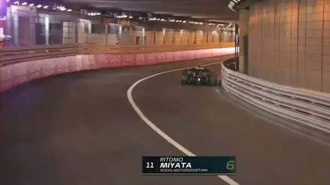 ⚡️ #AHORA | Casi una tragedia en las clasificaciones del GP de Mónaco en la F2: Gran reacción del piloto Isack Hadjar para esquivar por muy poco a Ritomo Miyata en el túnel. #CANAL5101 