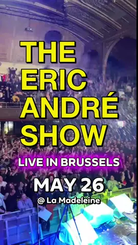 Brussels make Jean-Claude Van Damme proud and get your shite together before I see you in two days ‼️ Tickets in the bio. I love you Manchester #brussels #ericandre #ericandreshow #comedytiktok #manchesteruk #concerts #livecomedy 