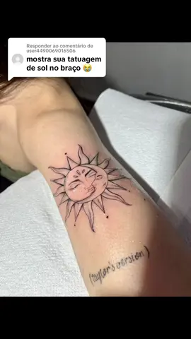 Respondendo a @user4490069016506 mais de 20 tatuagens e essa é uma das minhas favoritas 🌞🤍