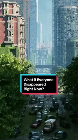What If Everyone Disappeared Right Now?  #universe #space #Science #Astronomy #facts #earth 