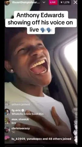 Angelic ahh voice 😭  #foryou #fyp #fypage #foryoupage #fy #4up #trending #viral #scenesteelers #series #NBA #anthonyedwards #singing #voice 