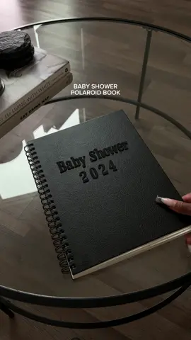 this polaroid book was the best idea esp the day after just reading all the kind words people left us! 🥹 #babyshower #DIY #polaroid #pregnant #pregnancyjourney #baby 
