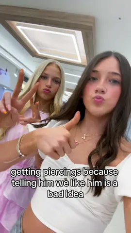 spontaneously decided we were doing this insted of school today #viral #fypツ #peircings #hateschool 
