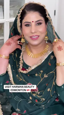 Book ur appointments now❤️ Edmonton 🇨🇦#harman_jd #foryou #fyp #punjabisuits #makeup #hairstyle #harmanbeauty #viral 