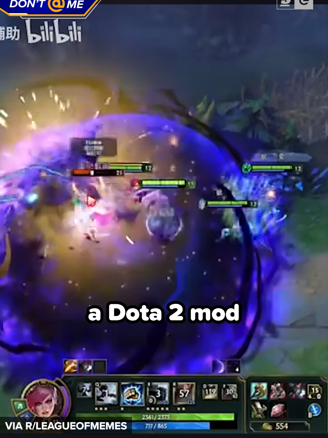 You CAN Play LEAGUE IN DOTA?! #Dota2 #Dota #LeagueofLegends #mods #gaming