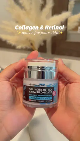 Trying out the viral TikTok collagen face cream from @Simply Vital®  #trysimplyvital #antiagingskincare #simplyvitalcollagencream #skincare #facecream #latinacontentcreator #fypage #fypシ゚viral #parati 