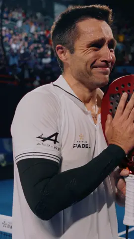 Imposible no emocionarse. Un minuto de Bela que te tocará el corazoncito. #FernandoBelasteguin #PremierPadel #MarDelPlataPremierPadelP1 #SportsOnTikTok 