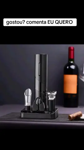 Kit Abridor De Garrafa Vinho Automático cabo USB Saca Rolhas Elétrico #shopee #utilidades #achadinhos #abridor #garrafa #vinho #viral 