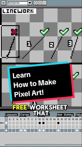 Free Aseprite Tutorial File in my bio! Reposting for visibility. #pixelart #tutorial #art #gamedev