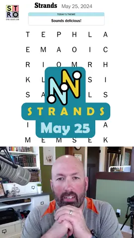 This puzzle sounds delicious #nyt #strands #wordpuzzle #wordsearch #nytstrands