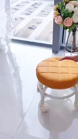 Ghế tròn xoay bệt có bánh xe xoay 360 độ,ghế đệm da PU êm ái bền bỉ,chống nước màu sắc sang trọng #CapCut #thinhhanh #xuhuongtiktokkk #ghexoay360 