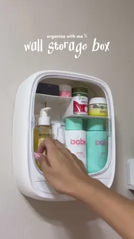 murang organizer and space saver! 👌🏼 #huadaonlineshop #wallstorage #storagebox #cosmeticorganizer #homefinds #homeessentials #roomessentials #estetik #foryou 