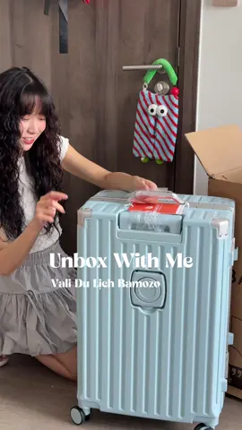 @Bamozo.vn làm tôi mê chiếc vali này quá 🩵💝 #bamozo #khungnhombamozo 
