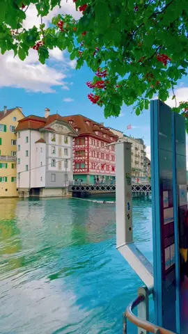 This beautiful city 🕍🏘️🏠 #swiss #city #oldcity #view #lucerne 