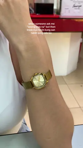 bakit daw ang mura pero ang gandaaa!! likeee waaahhh such a steal vintage watch wrist. It also non-fading, water proof and adjustable watch wrist 🤍💫 #watch #watchforwomen #gold 