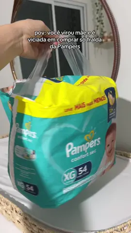 Tem meu 🤎 #maternidade #pampers