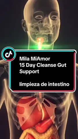 The benefits of Mila Miamor 15 Day Cleanse Gut Support 🫀 #tiktokshop #tiktokviral #tiendadetiktok #guthealth #gutsupport #instestino #instestinosano #soportedeintestino #milamiamor15daycleanse #milamiamor #limpieza #healthy #salud #saludable 
