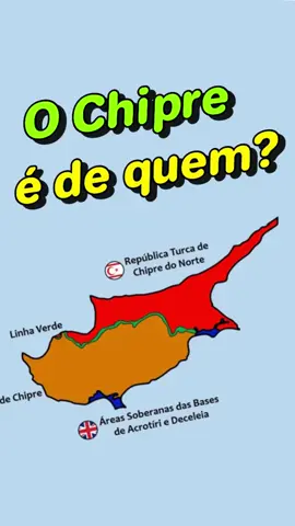 Quantos países têm na ilha do Chipre? 🇨🇾 #chipre #geografia #fronteira #historia #fy #fyp 