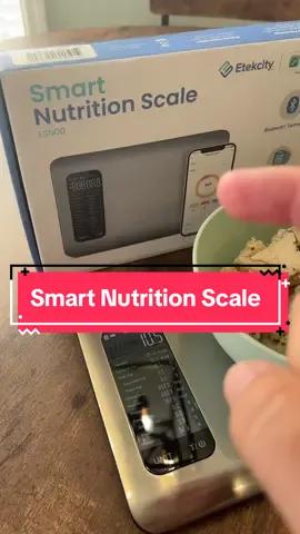 How many fads have you tried? The Smart Nutrition Scale has ended the fad cycle for me #smartnutritionscale #foodscale #caloriecounting #macrocounting @Etekcity 